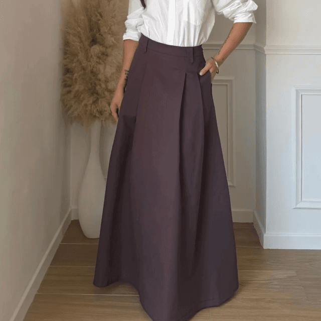 Jupe SARAH bordeaux 